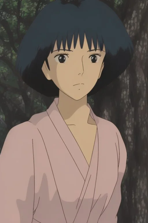 Black hair, woman, cat