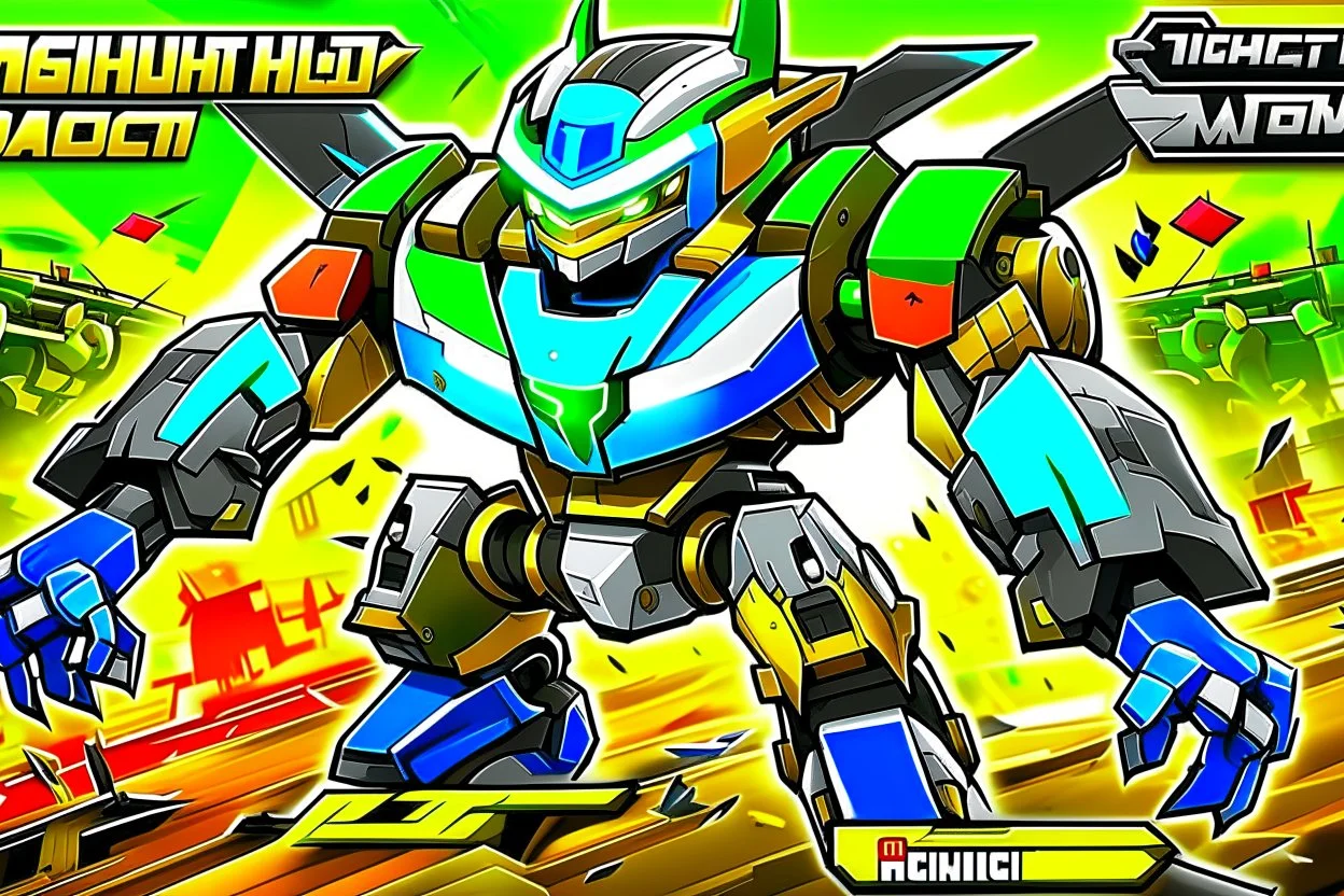 I want an intro image for a YouTube video about TFT 7 Mighty Mech. I want the original image with a little modification.