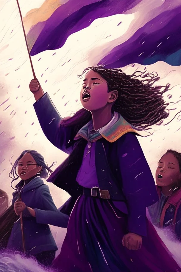 When the storm finally passed girl bravery and leadership were celebrated.