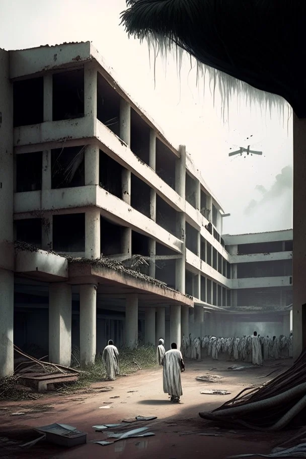 hospital uganda white dystopian