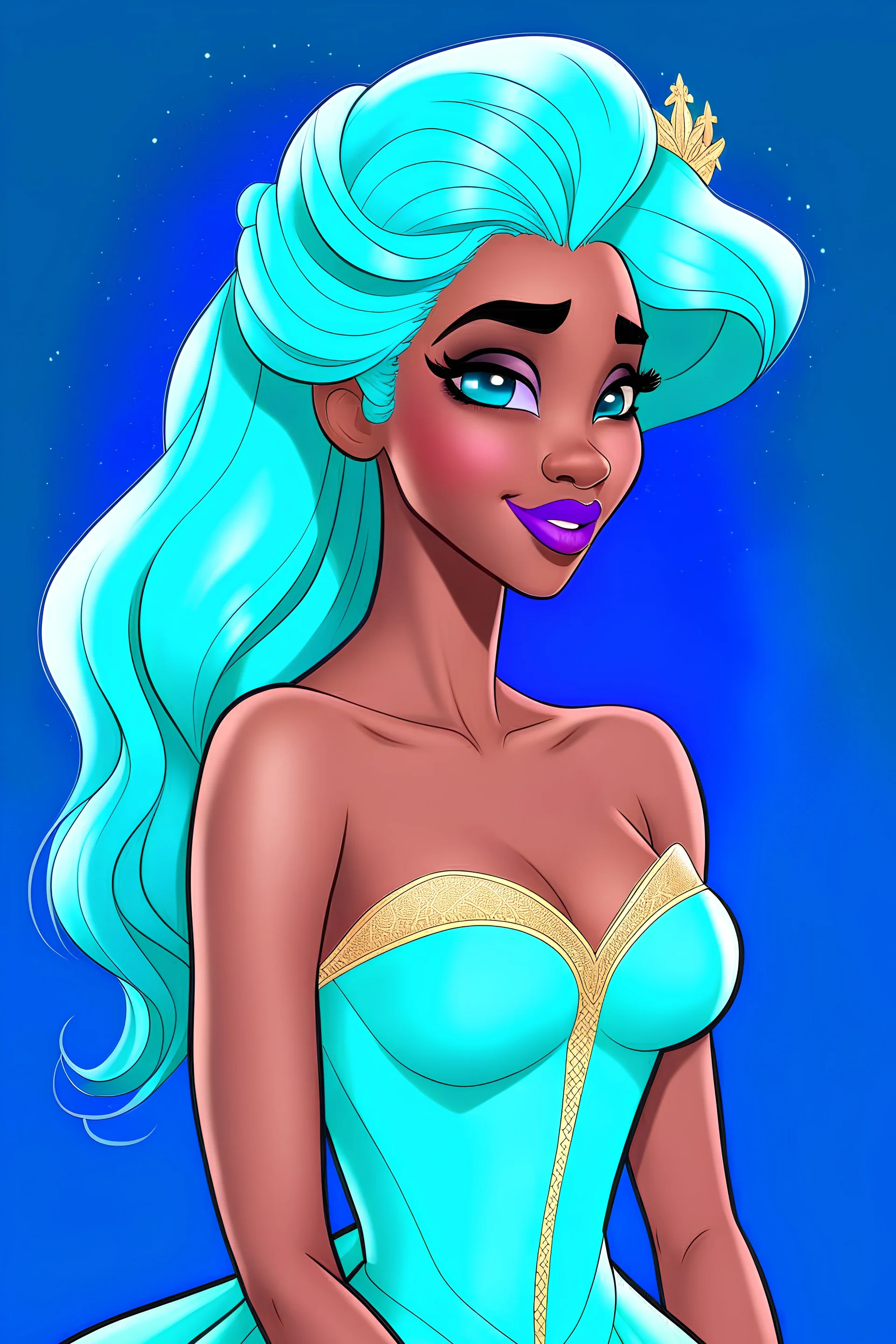 aquarius as a disney princess