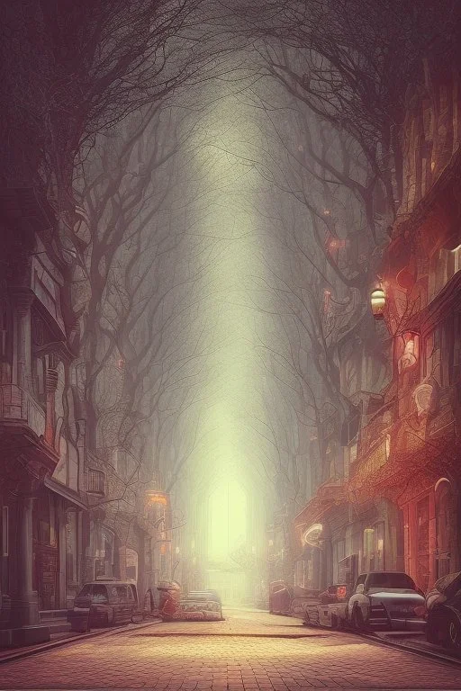 Streets #aigenerated #aigeneratedart #aiartcommunity #aiart #ai #artoninstagram #creepyart #surrealism #scary #art #arte #spooky