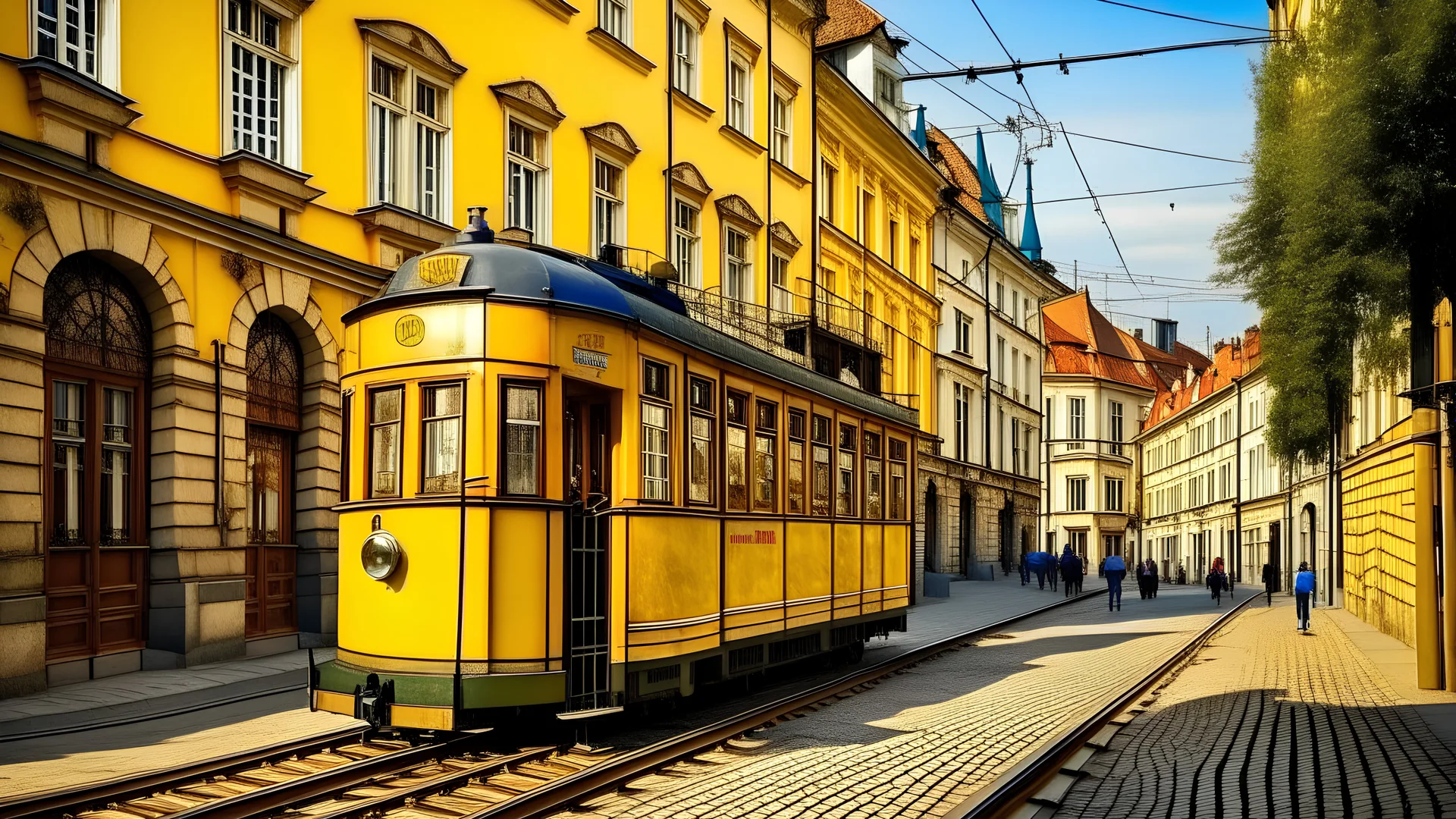 The narrow streets and yellow trams create a charming setting in this bustling city. Old trams chug along the cobblestone streets, adding a nostalgic touch to the lively atmosphere. Tourists and locals alike enjoy strolling through the winding alleys, soaking in the sights and sounds of the vibrant surroundings. From historic architecture to bustling markets, there's always something new to discover around every corner.