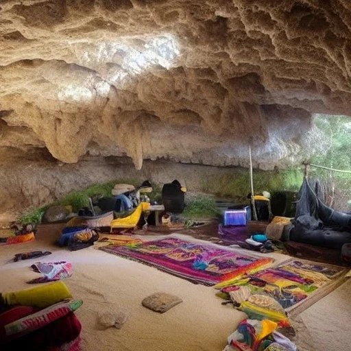 barefoot traveller cave