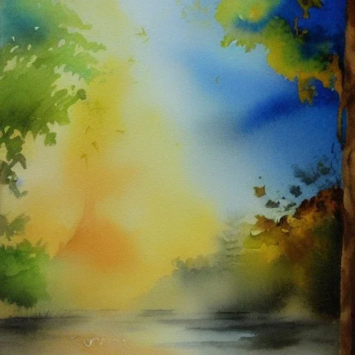 aquarelle painting