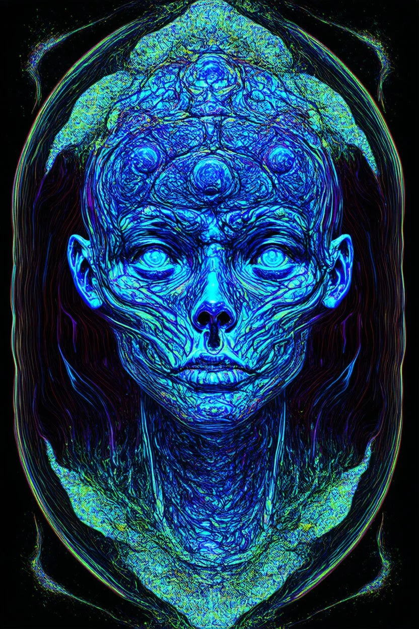 neural healing; neo-surrealistic optical art