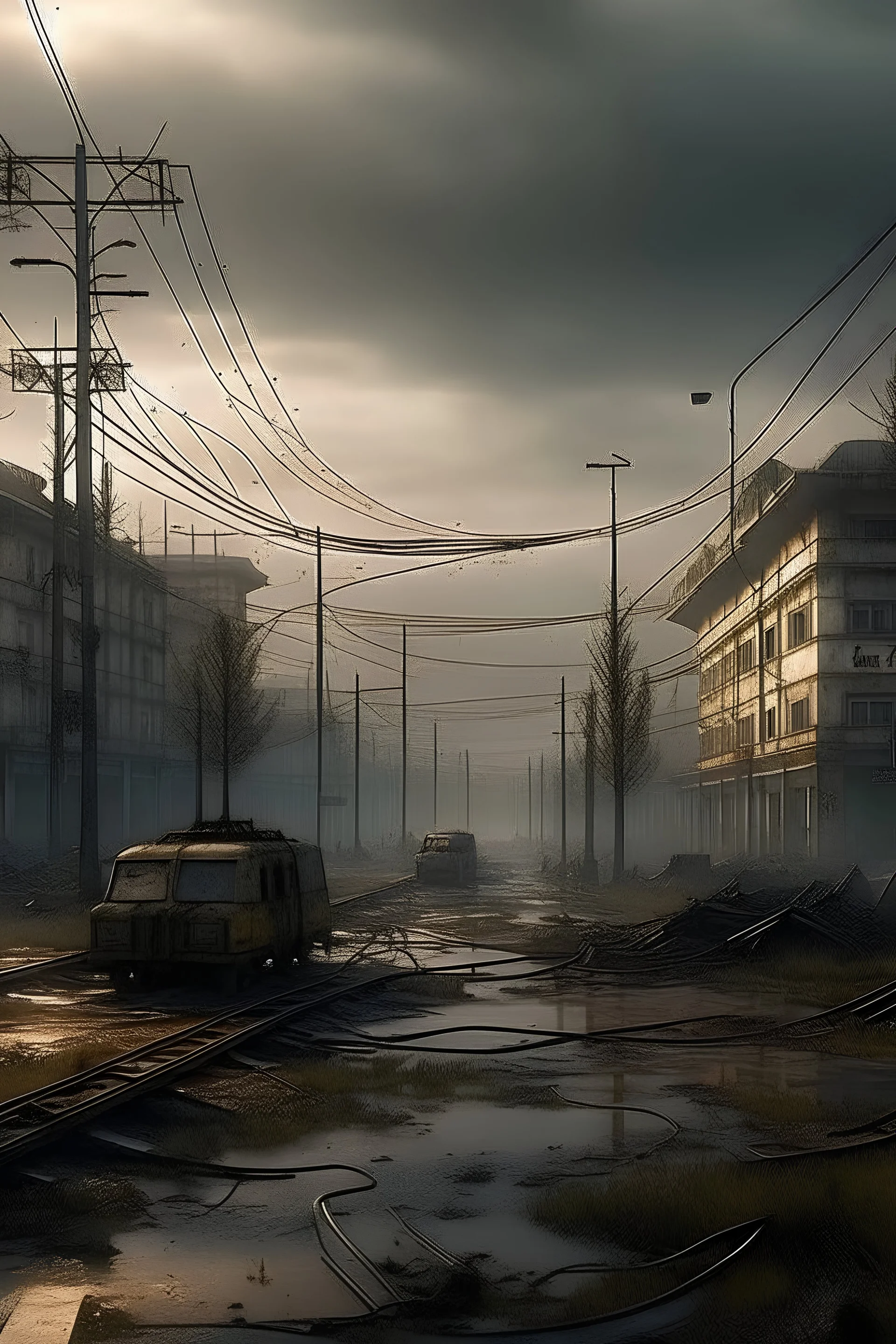 Post apocalyptic Warsaw looks like Death Stranding