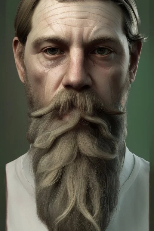 photorealistic white male bearded handsome, hyperdetailed painting, luminism, Bar lighting, complex, dark green miltary, 4k resolution concept art, Artgerm, WLOP, Alphonse Mucha, 3d render, octane render, intricately detailed, cinematic, awesome full color, hand drawn, dark, gritty, cinematic