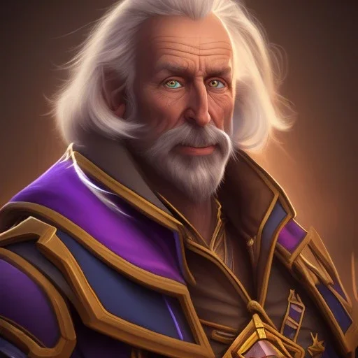 hearthstone card game hyper realistic character warlock