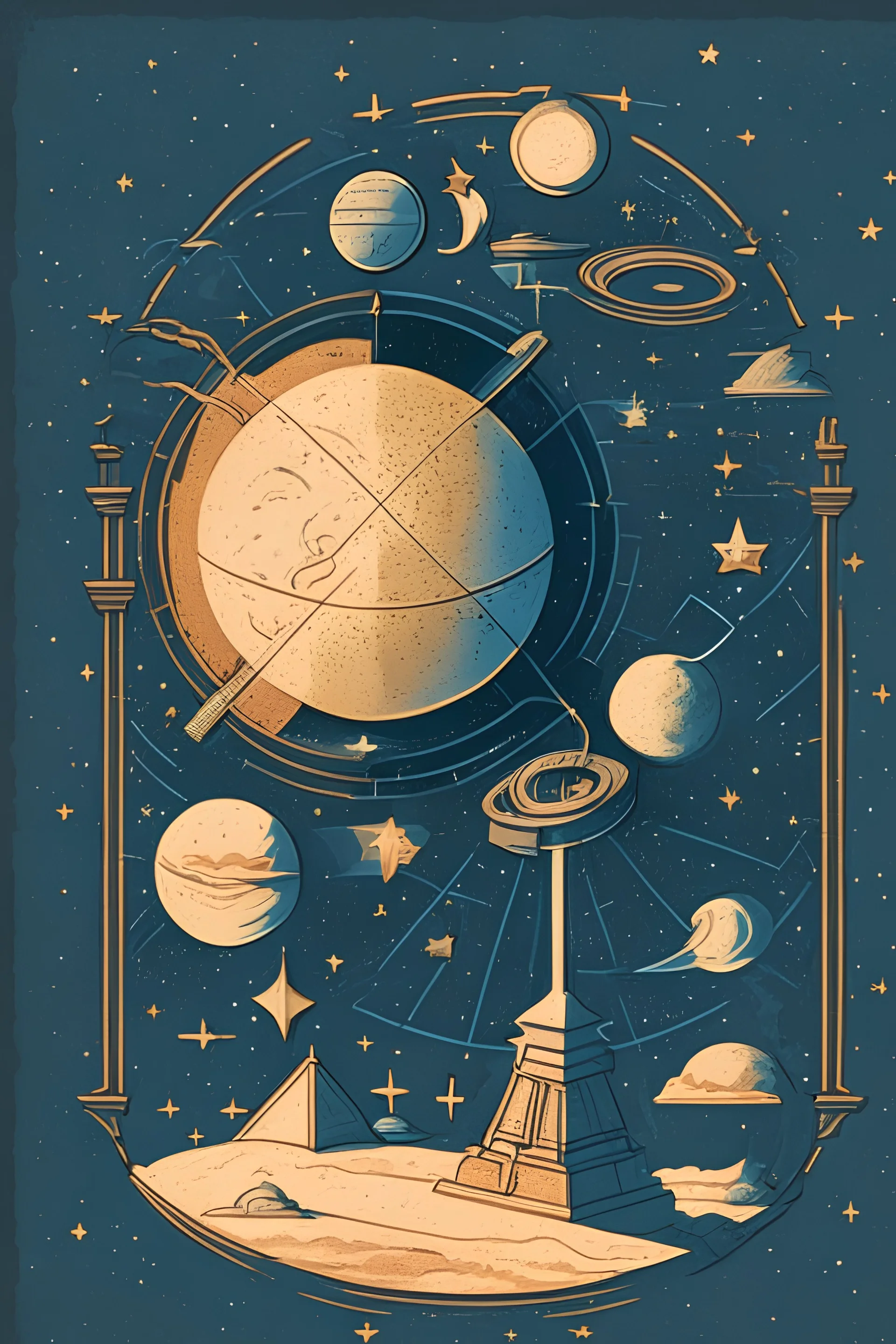 astronomical society,icon, illustration