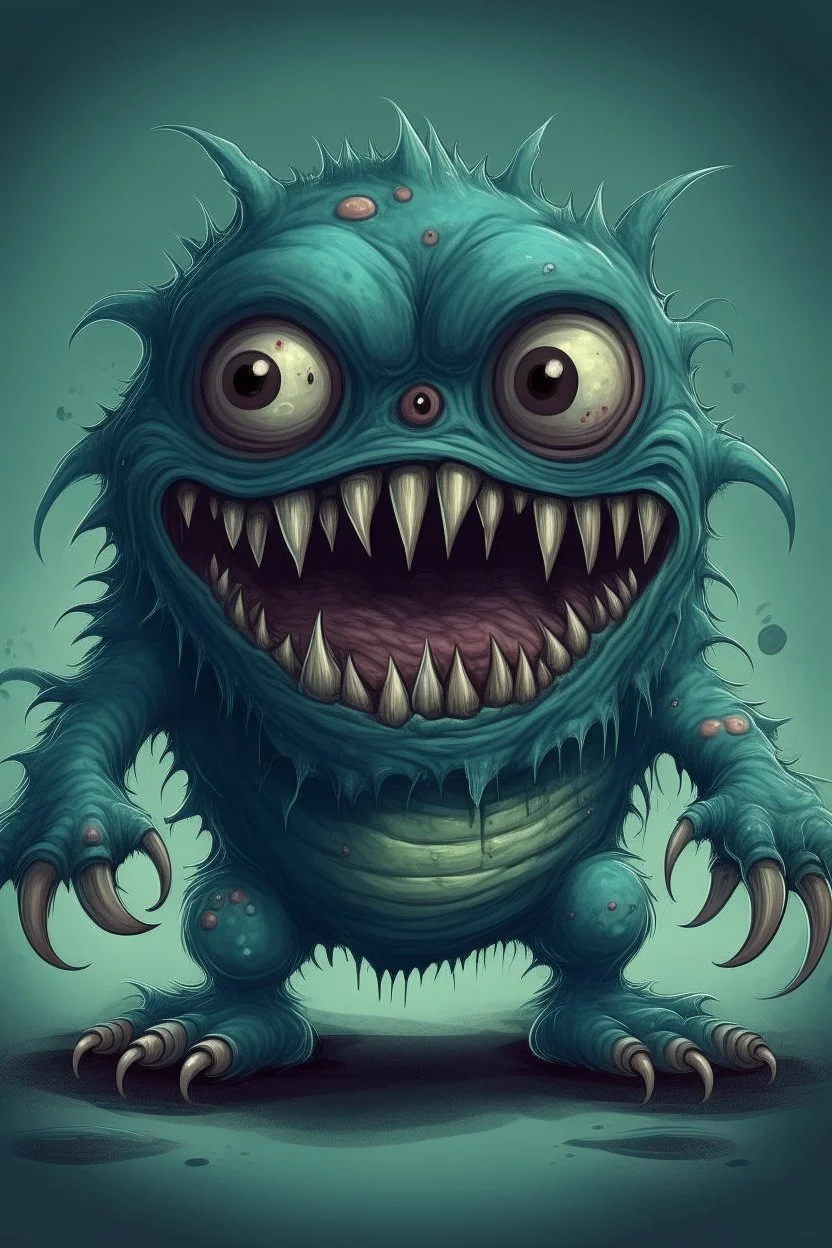 a picture of really scary monster