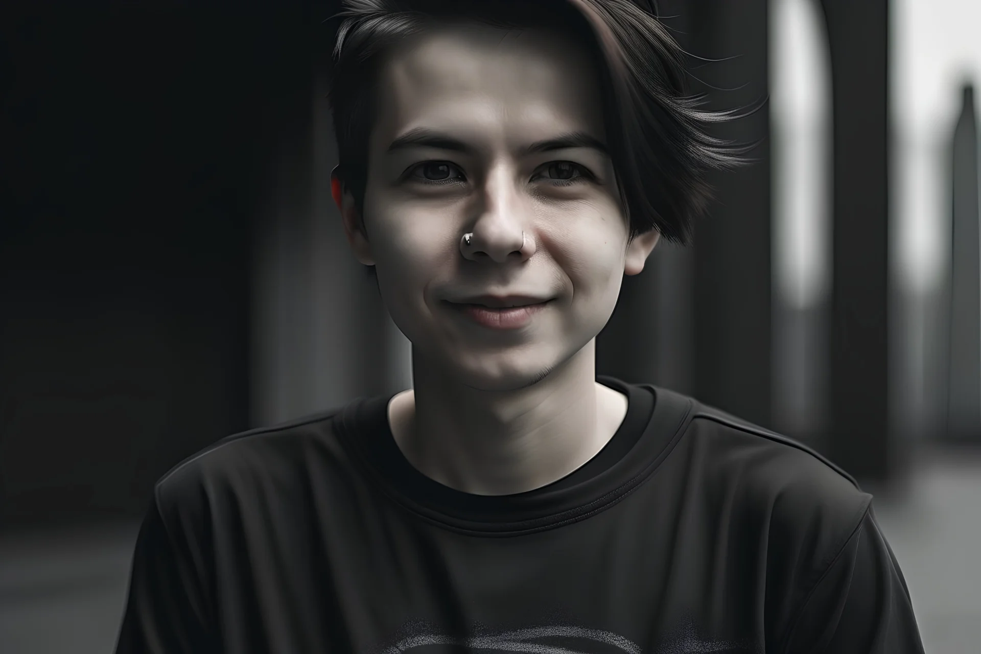 Portrait with modern look