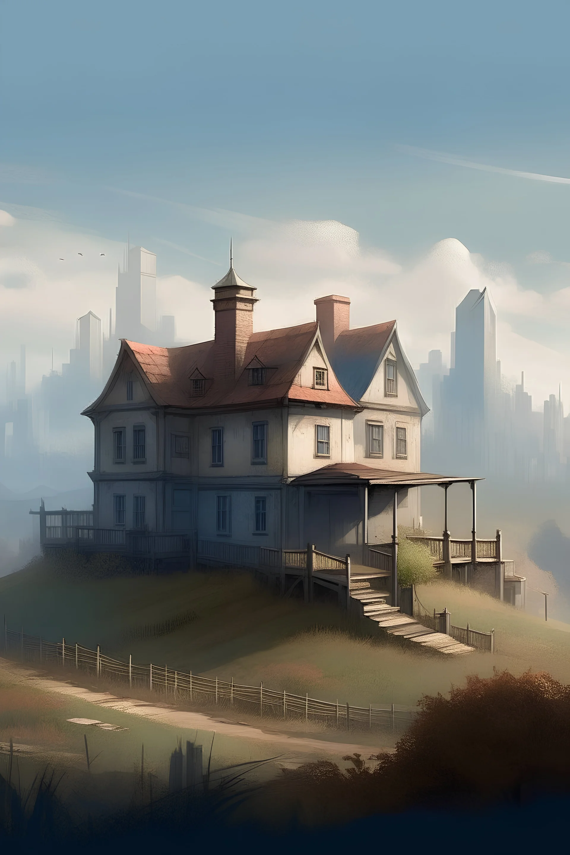 A house in a distant city