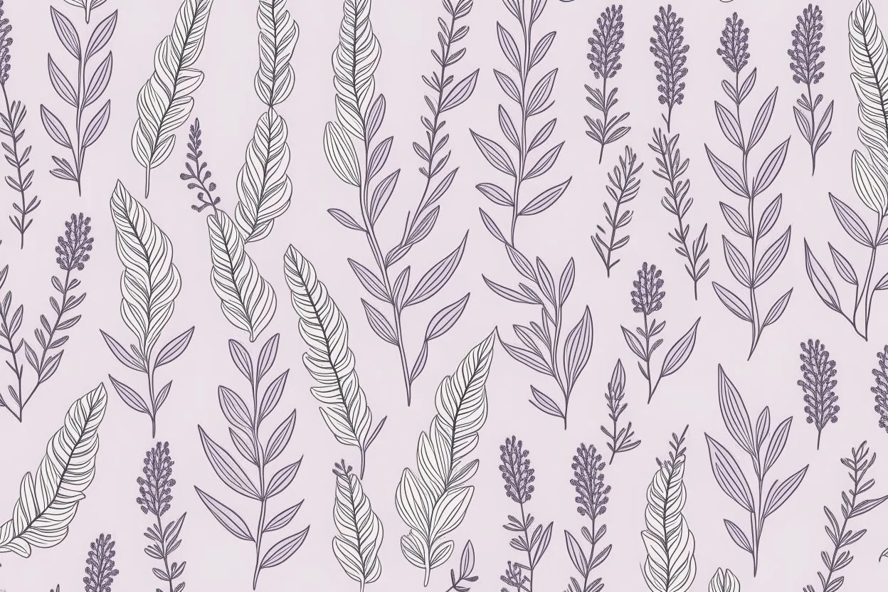 ENGLISH MINIMALISM LAVENDER theme PATTERN