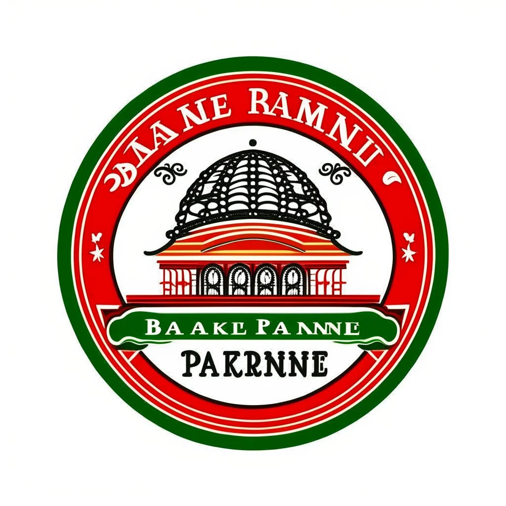 logo in the style of Frankie & Benny's, Named; Dining Pavilion.