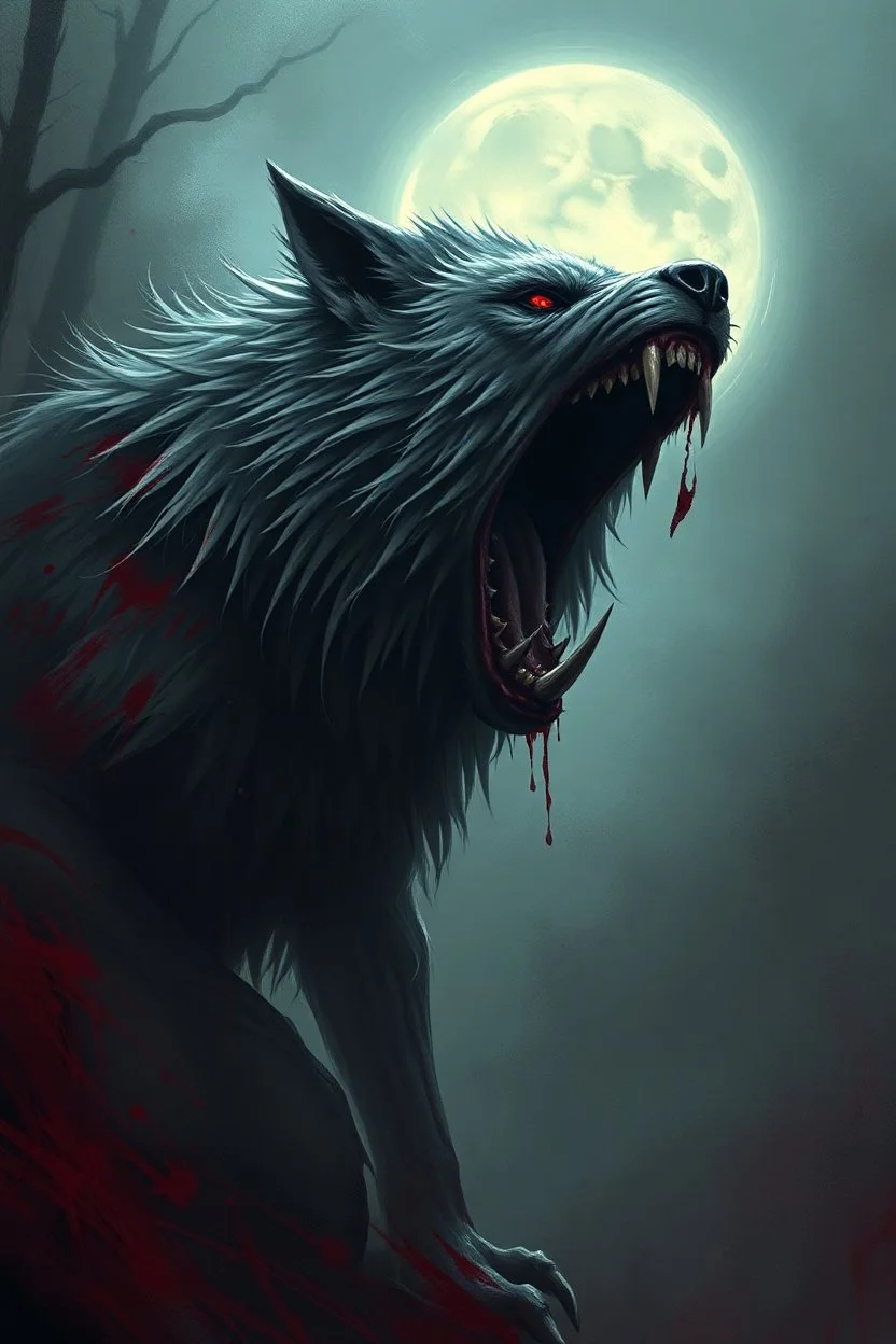 monster bloody wolf