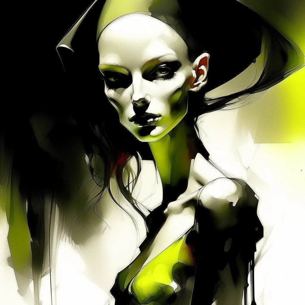 monochrmatic pretty girl Leonor Fini Alex Maleev Fiona Staples