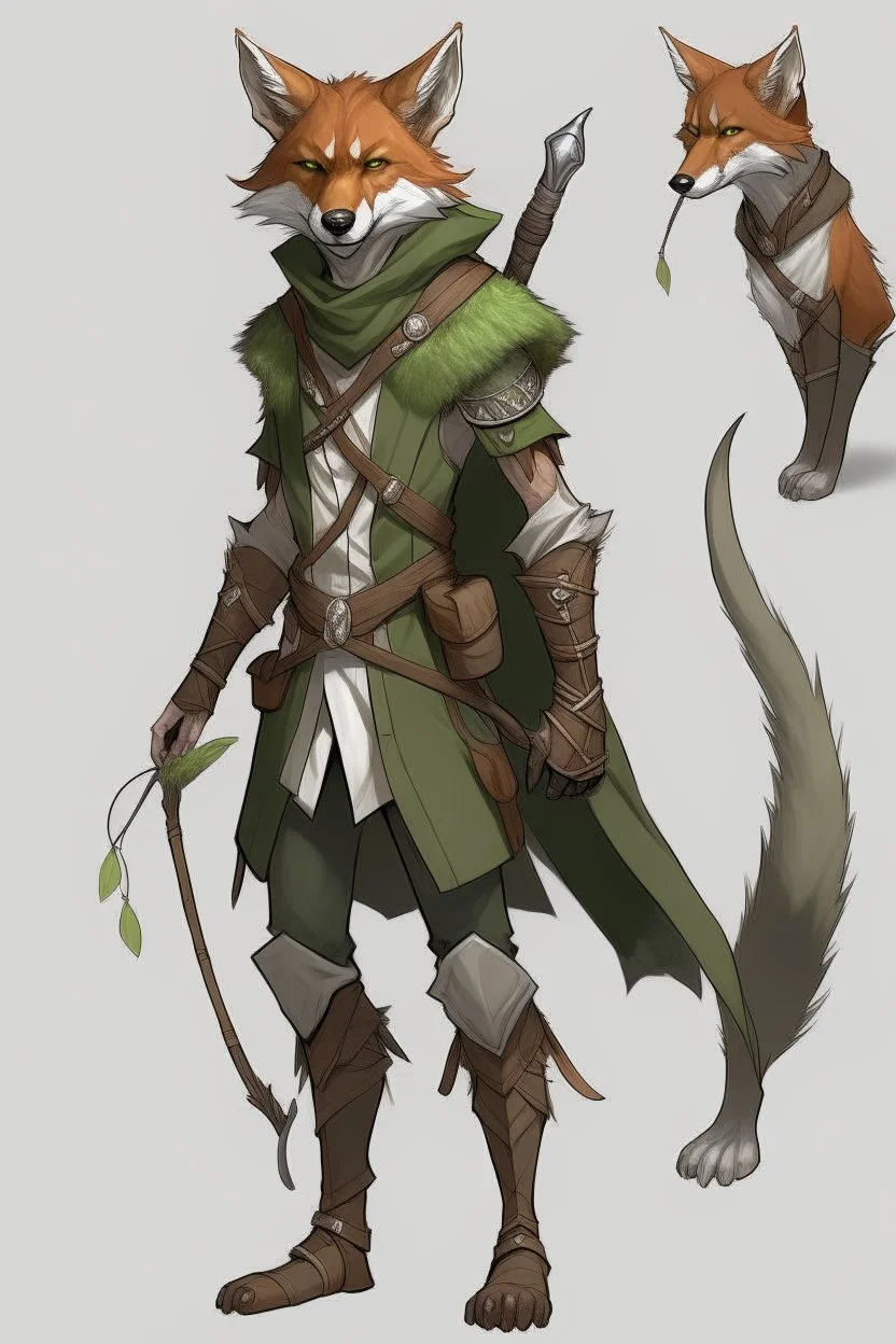 fox humanoid ranger druid dnd