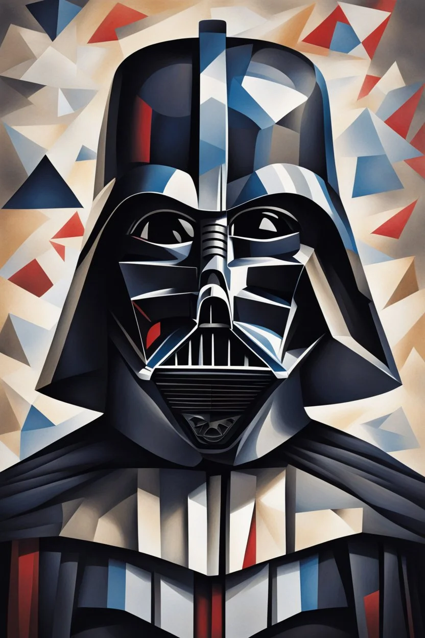 Cubism Darth vader