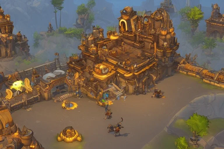 Torchlight 2 architecture gold mine concept in overwatch