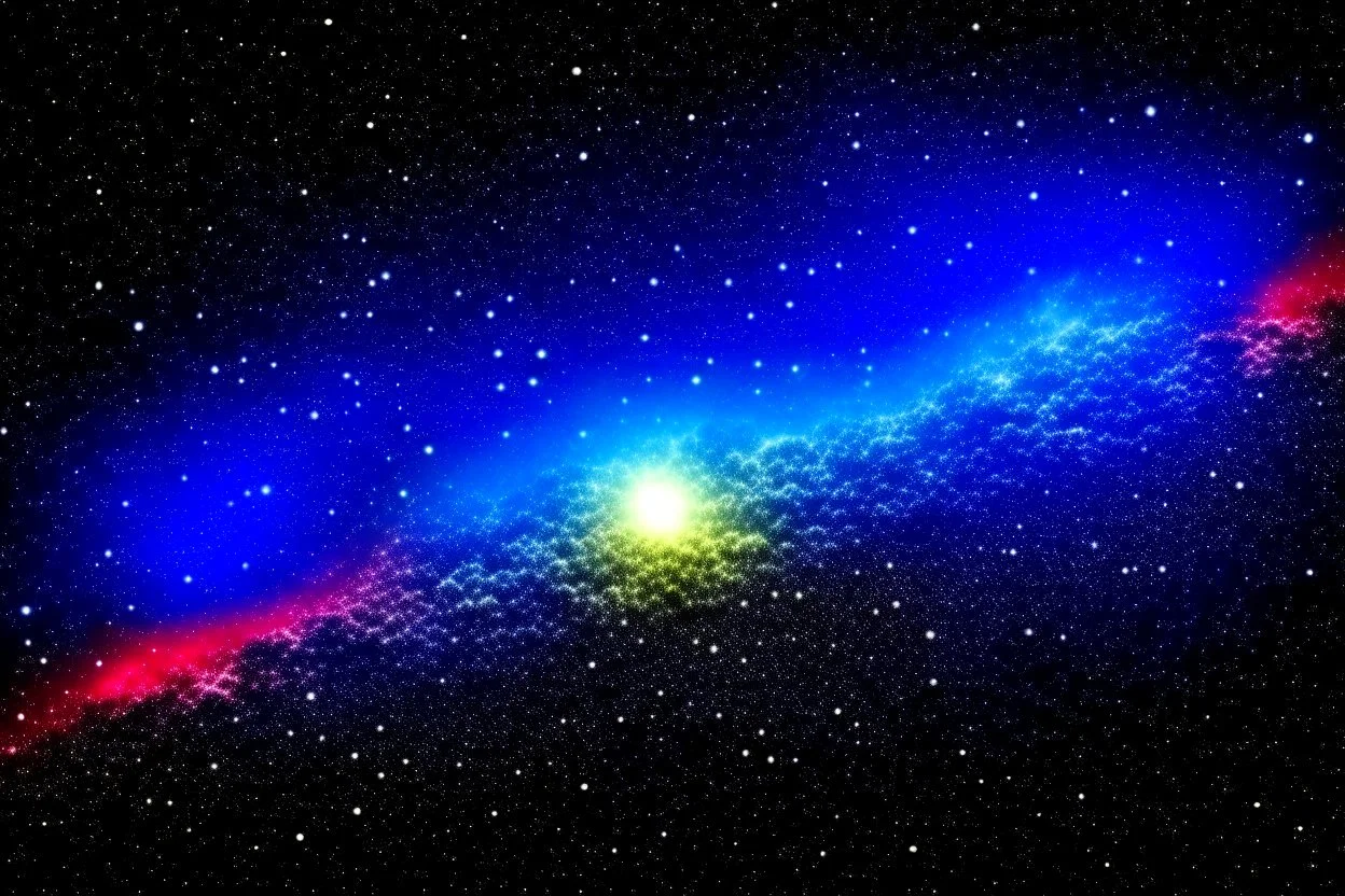 The universe is full of stars and galaxies.