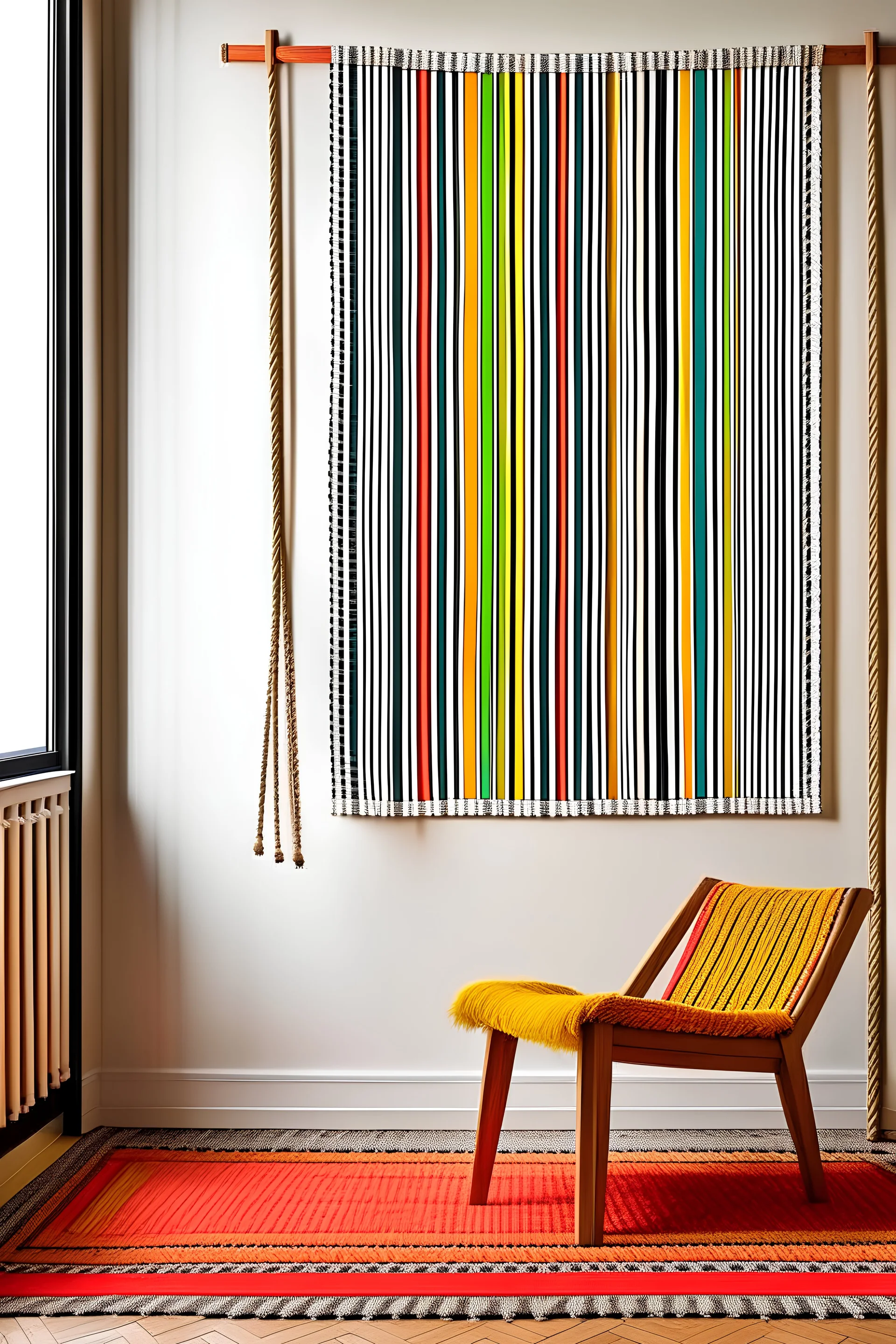 A woven hanging design inspired by Egyptian cultural heritage