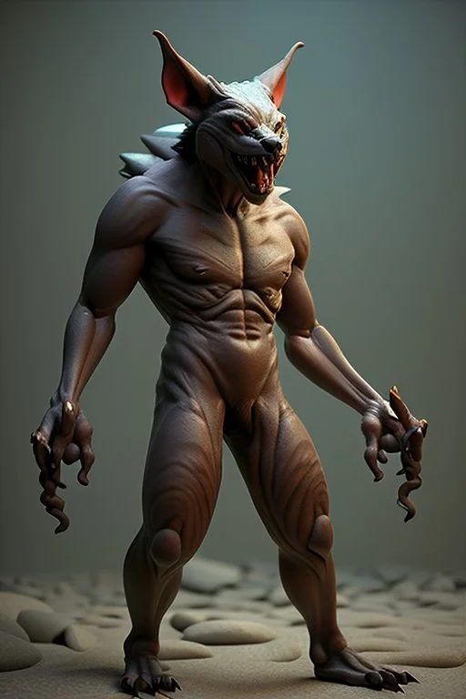 Goblin werewolf, cinema lighting, cinema 4d, octane render, 3d render, incrate detailed,fantasy art, photo realistic,