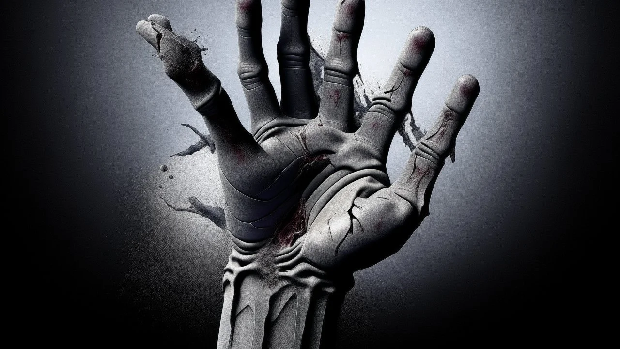 يد مدمره تمسك