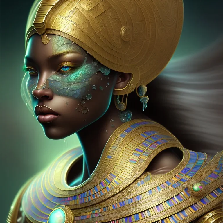 sango fantasy, fantasy magic, intricate, sharp focus, illustration, highly detailed, digital painting, concept art, matte, art germ and Boris Vallejo and kehinde wiley, masterpiece Egyptian African model sexy body silver pretty lips rain moon background