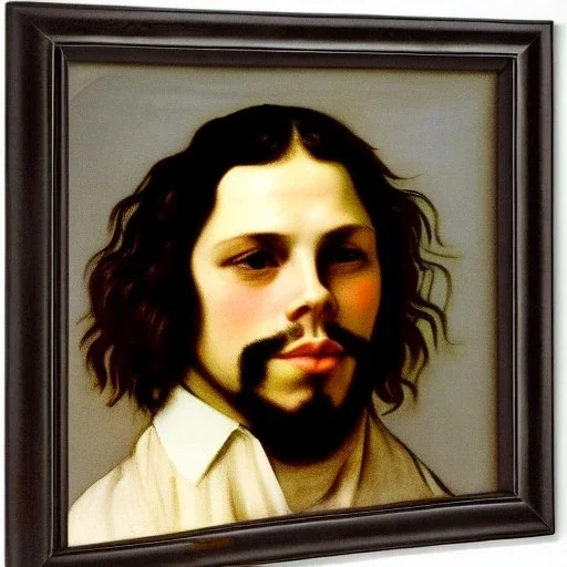 portrait of a men Gustave Courbet styles