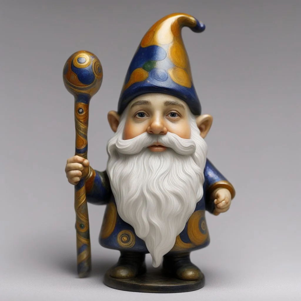 pr: Gnome Figurine Painted by Klimt --S 250 --v 6.1