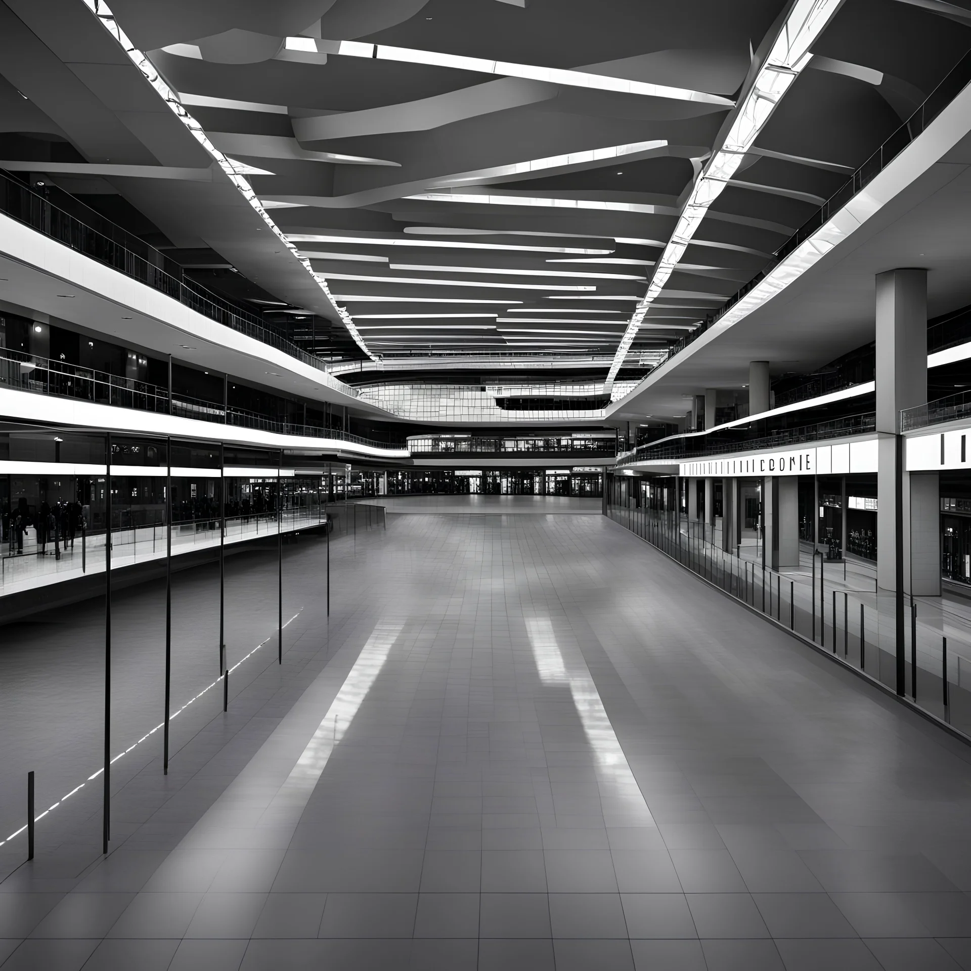 empty shopping mall liminal space