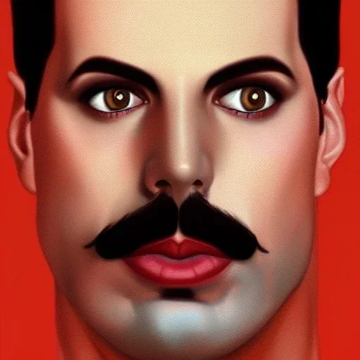 Insanely detailed portrait character of freddie mercury ::perfect proportions::flawless perfect hands::by Artgerm, Greg Olsen, Pixar, WLOP:: hyperrealistic, hyper detailed, photorealistic :: a masterpiece, incredible composition, amazing depth, imposing, meticulously composed, 8k :: unreal engine :: detailed matte painting, deep color, fantastical, intricate detail, splash screen, complementary colors, fantasy concept art, 8k resolution trending on Artstation Unreal Engine