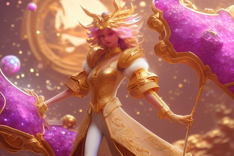 gold and light delicate violet fuchsia crystal galactique universe, full of details, smooth, bright sunshine，soft light atmosphere, light effect，vaporwave colorful, concept art, smooth, extremely sharp detail, finely tuned detail, ultra high definition, 8 k, unreal engine 5, ultra sharp focus