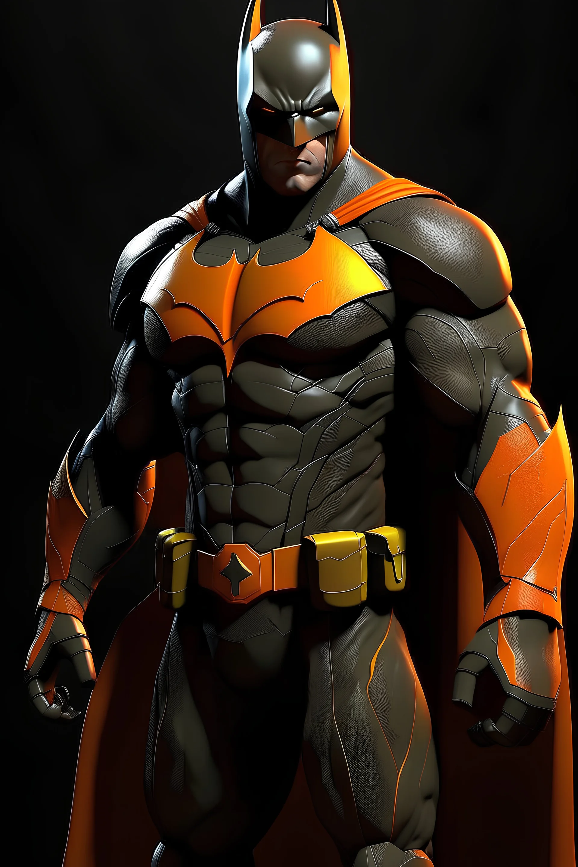 Batman orange suit