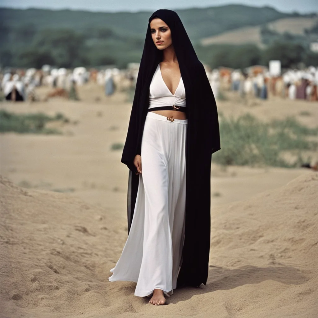 Woodstock: Abaya in undies with no inhibitions. 1969