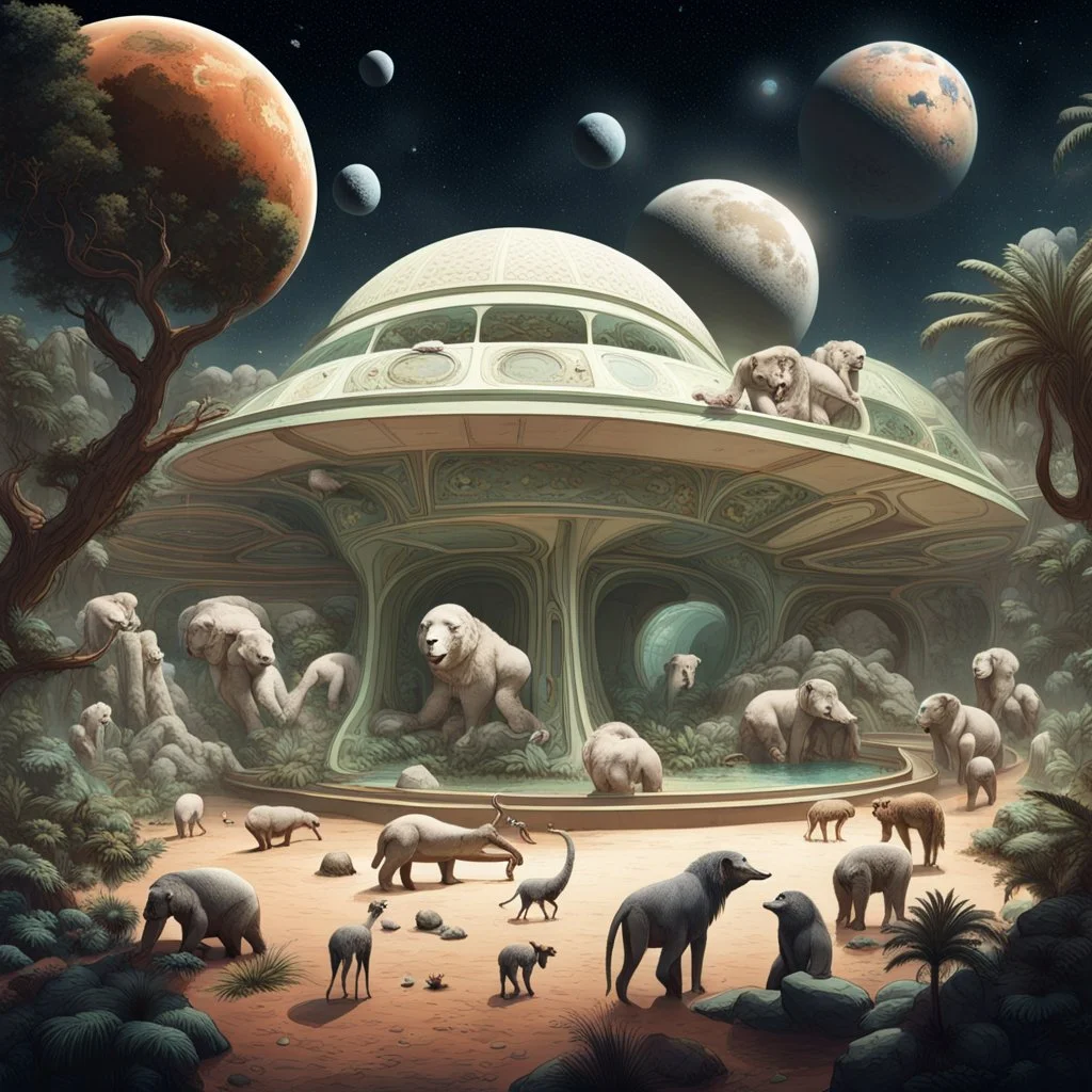 Interplanetary zoological gardens.