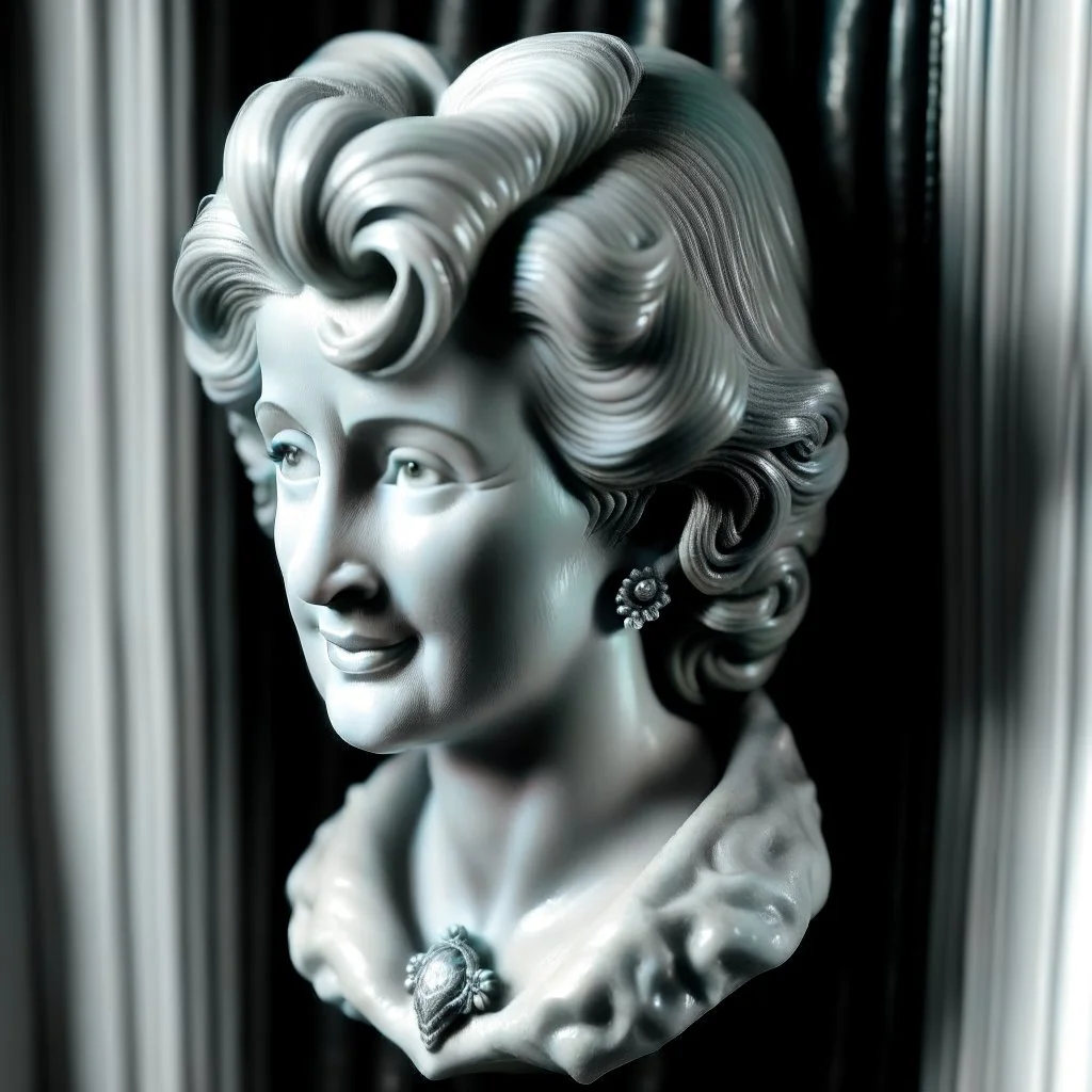 Queen Diana's head is heart-shaped