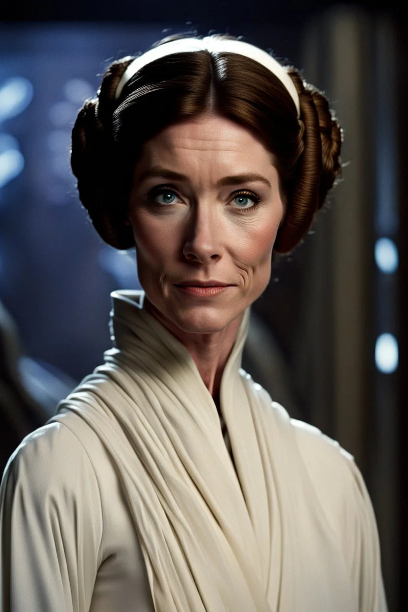 Julianne Nicholson is Princess Leia in her iconic scene