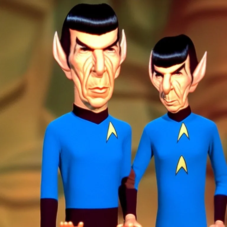 a single spock character