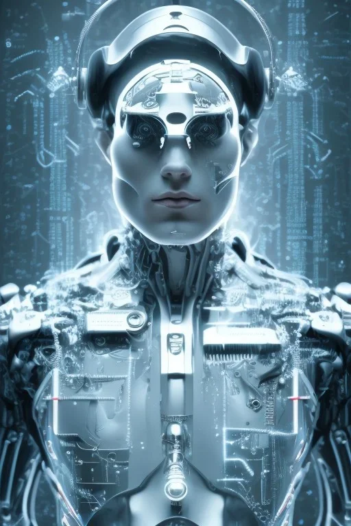 cyborg, men, matrix style