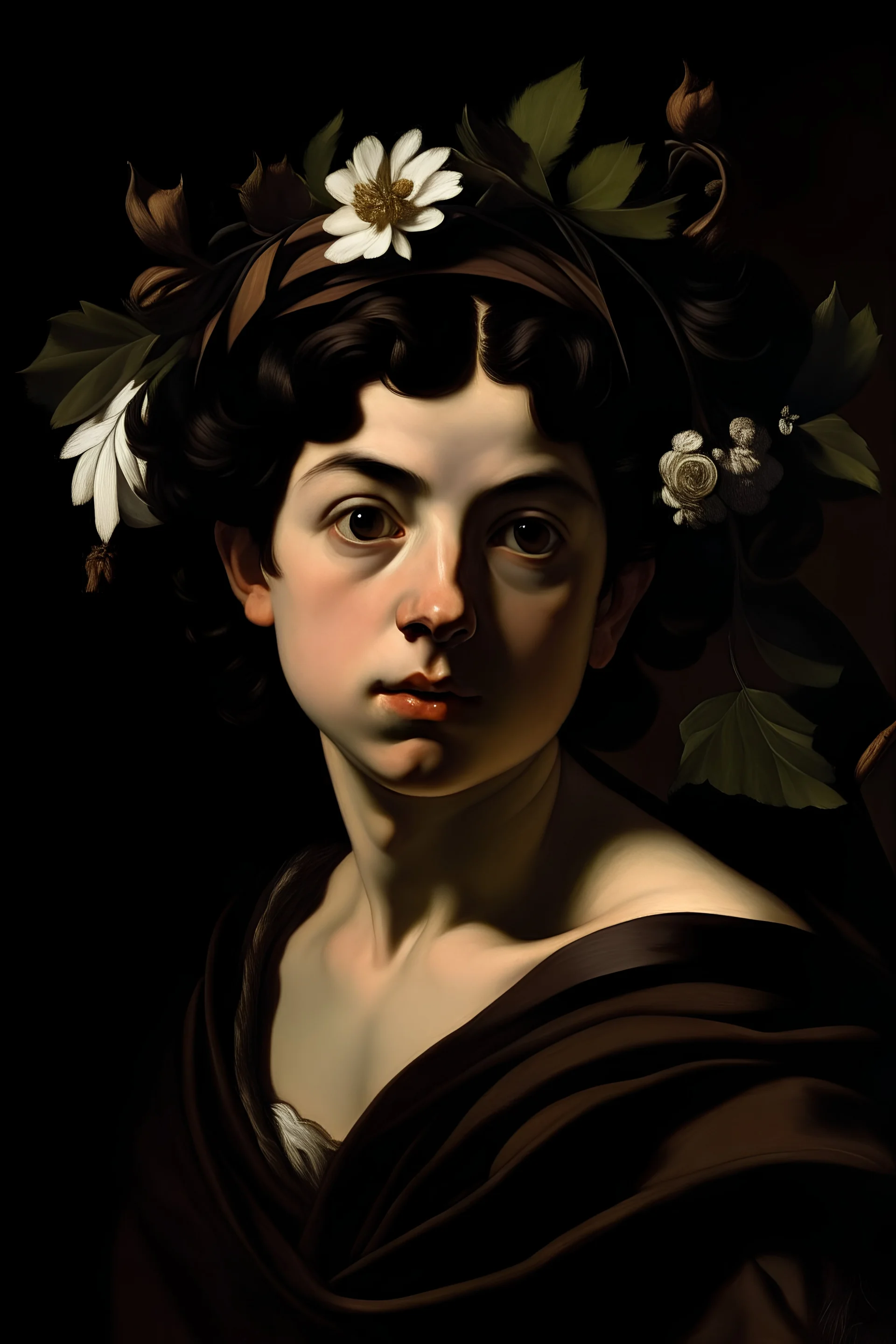 Portrait of a fairy caravaggio