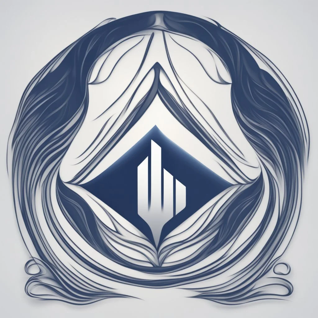 The logo is a simple and elegant symbol representing a clothing retail website. It consists of a smooth, coiled cylindrical shape, giving it a dynamic and lively appearance. The primary color of the logo is dark blue, symbolizing professionalism and trust. The logo is set against a white background, representing purity and simplicity. The cylindrical symbol can be inspired by the coiled shape of fabric or a brand tag, directly relating to the field of clothing sales. This simple and elegant lo