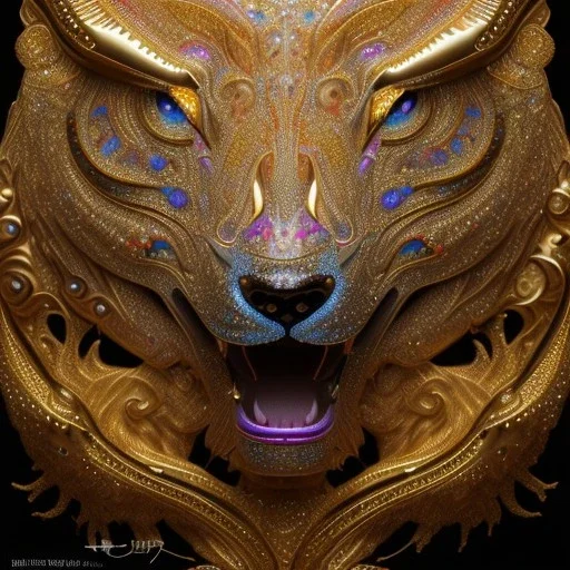 3d animal, jewel, precious stones, shiny, beautiful rich, detailed yin and yang symbol, shiny, intricate, gorgeous, ultrafine detail, hyperrealism, trending on artstation, sharp focus, intricate details, highly detailed, glowing, glitter, complementary colours