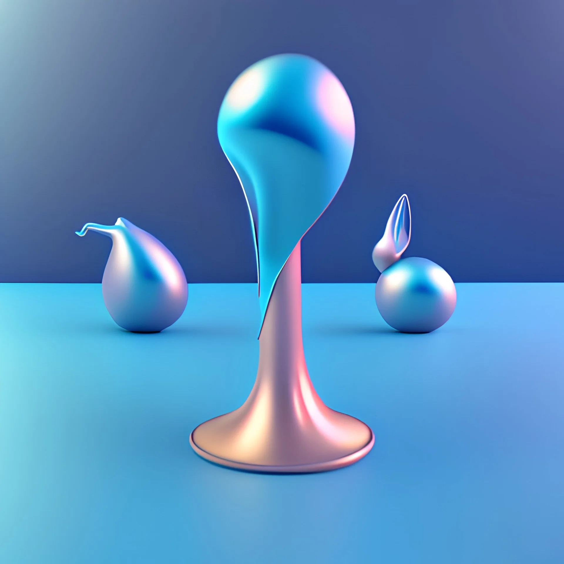 Wonderful spindle-shaped objects, 30mm photography, 8k, 3d, sharp focus, Yves Tanguy, Max Ernst, Audubon, Amano, cinematic, photorealism, ZBrush, volumetric light, octane render, sparkles, blue eyes, surreal