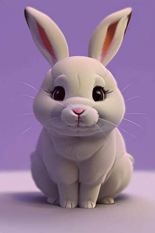 Cute animation bunny