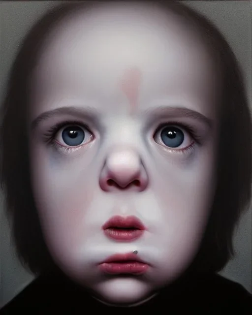 A Gottfried Helnwein painting