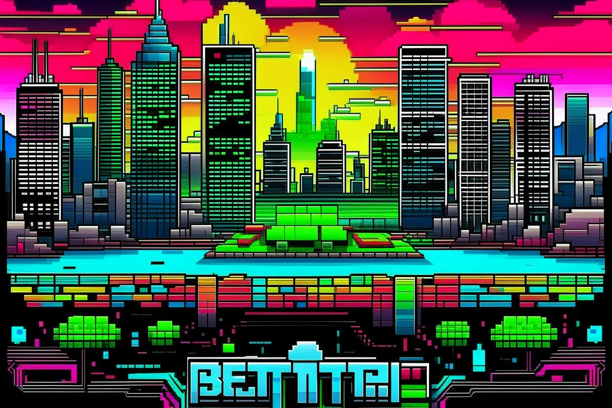 ALBUM COVER - 8BIT DETROIT TECHNO RAVER