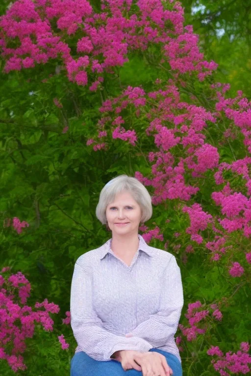 Portrait lady, full body shot, full-color long shot Upper Middle Class New England WASP Mom