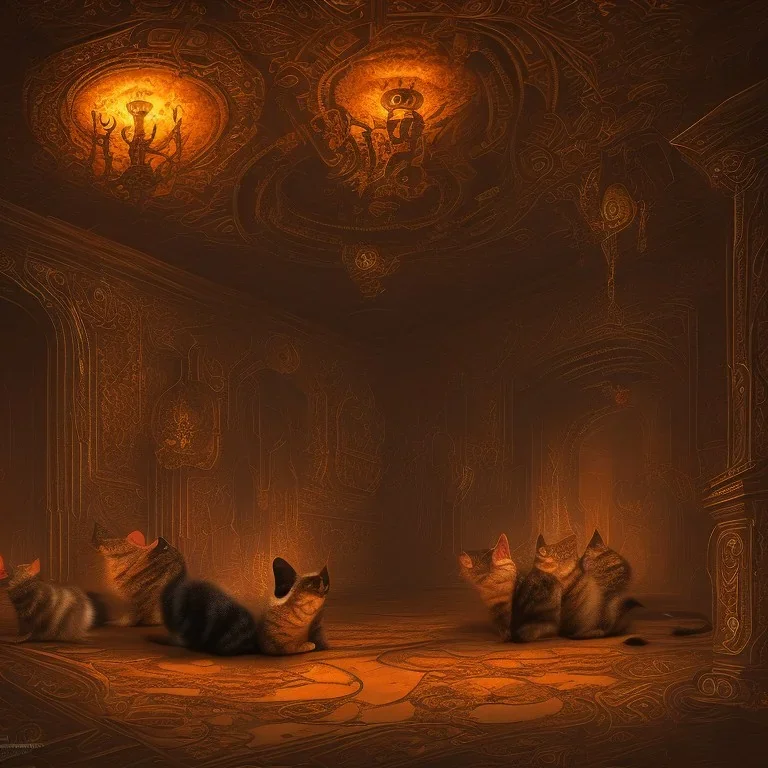 black hall of blood , mouses , cats